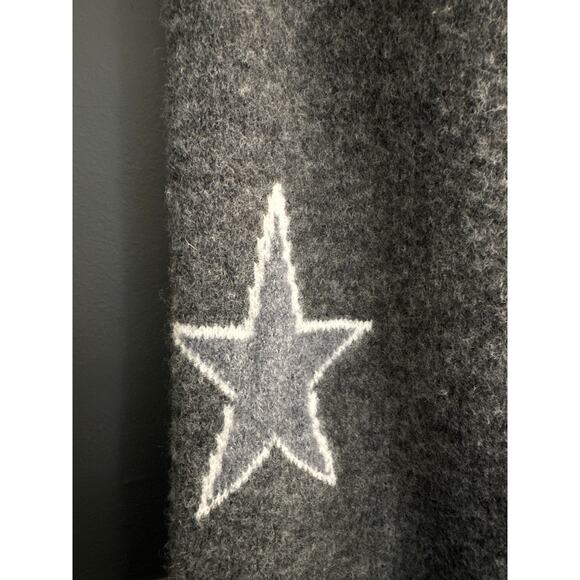 Rails Virgo Charcoal White Stars Cashmere Blend Pulliver Sweater Size XL - Picture 7 of 13